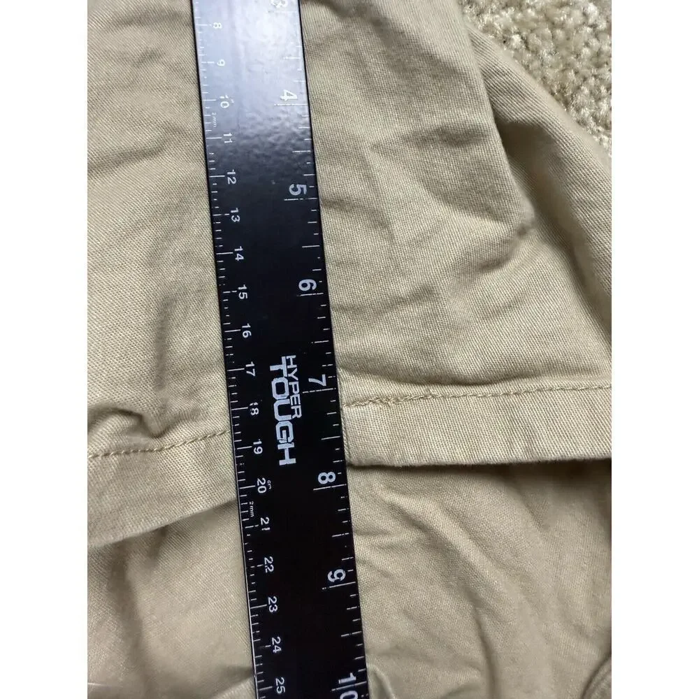 Old Navy Ultimate Slim Chino Shorts Men's 34 Beige Built-In Flex A203
